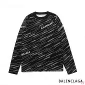 balenciaga pull logo knit sweater hommes femmes un688965